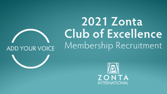 2021 Zonta Club of Excellence Membership Recruitment
